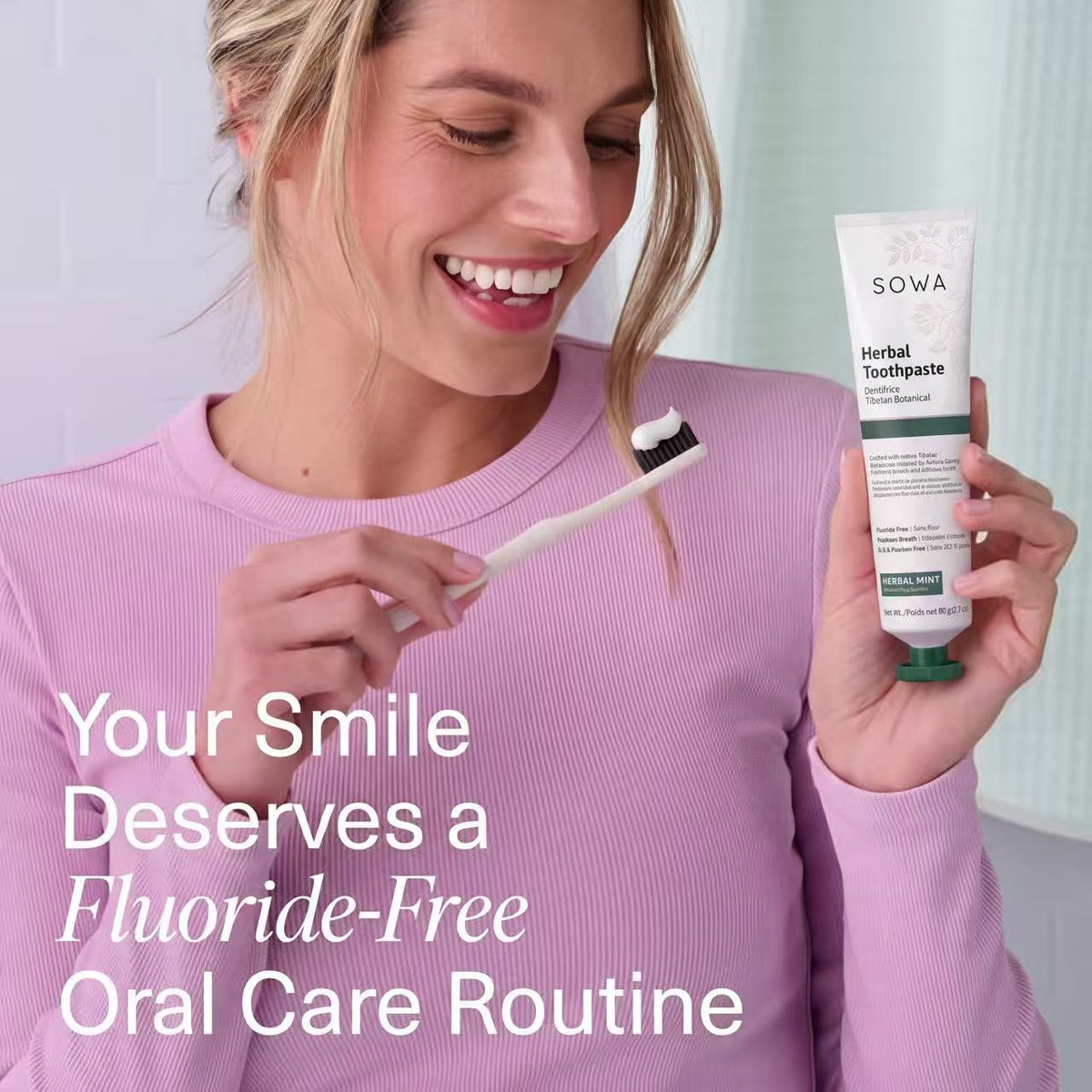 Herbal Mint Fluoride-free Toothpast